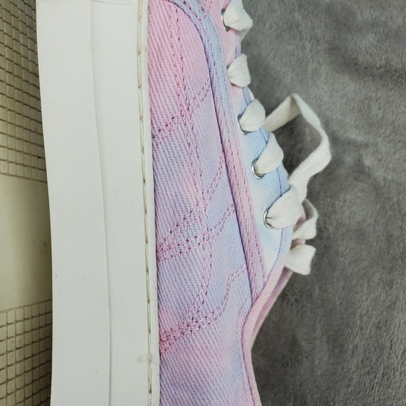 Madden Girl blue and pink tie dyed sneakers 8.5M - Picture 8 of 12